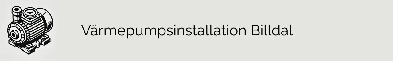 Värmepumpsinstallation Billdal