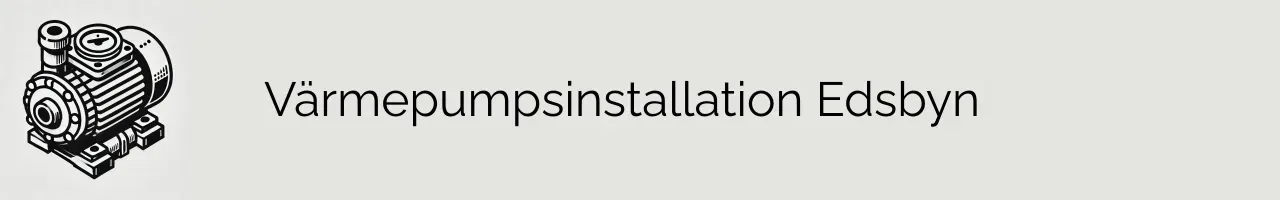 Värmepumpsinstallation Edsbyn