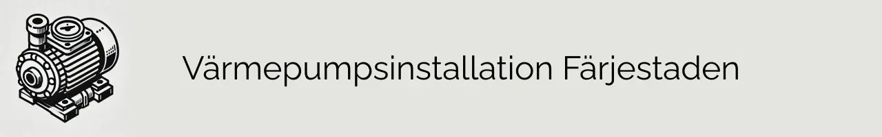 Värmepumpsinstallation Färjestaden