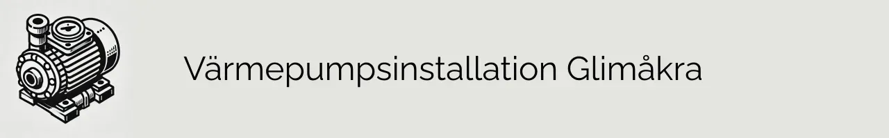 Värmepumpsinstallation Glimåkra