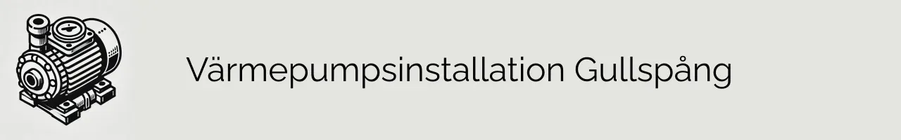 Värmepumpsinstallation Gullspång