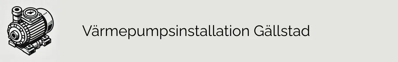 Värmepumpsinstallation Gällstad