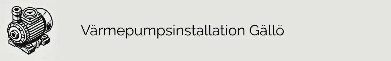 Värmepumpsinstallation Gällö