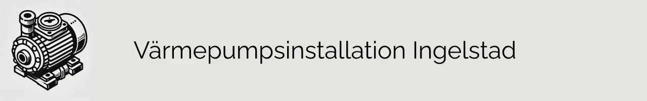 Värmepumpsinstallation Ingelstad