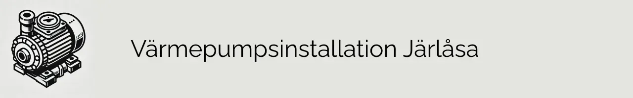 Värmepumpsinstallation Järlåsa