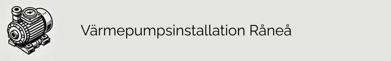 Värmepumpsinstallation Råneå