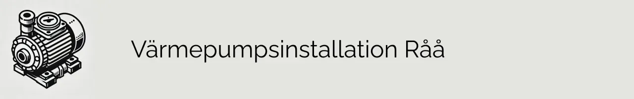 Värmepumpsinstallation Råå