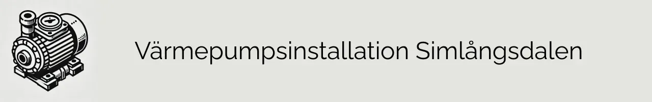 Värmepumpsinstallation Simlångsdalen