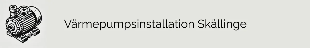 Värmepumpsinstallation Skällinge