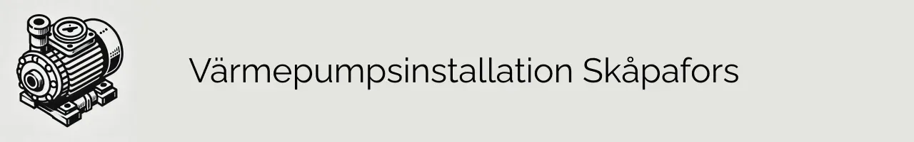 Värmepumpsinstallation Skåpafors