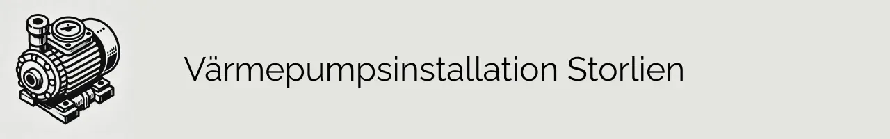 Värmepumpsinstallation Storlien