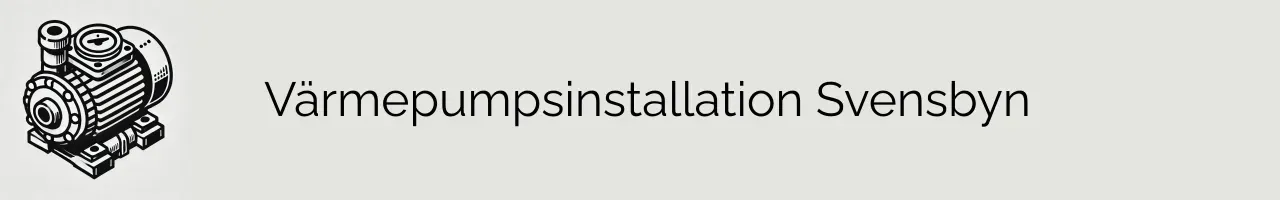 Värmepumpsinstallation Svensbyn