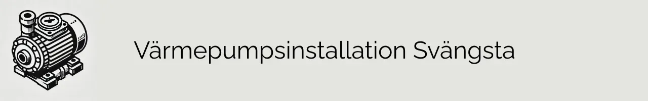 Värmepumpsinstallation Svängsta