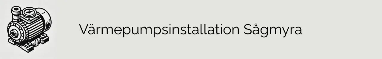 Värmepumpsinstallation Sågmyra