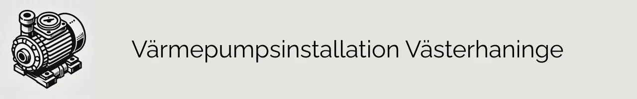 Värmepumpsinstallation Västerhaninge