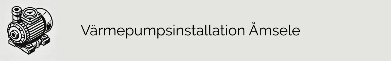 Värmepumpsinstallation Åmsele