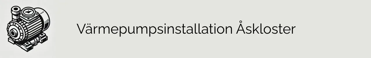 Värmepumpsinstallation Åskloster